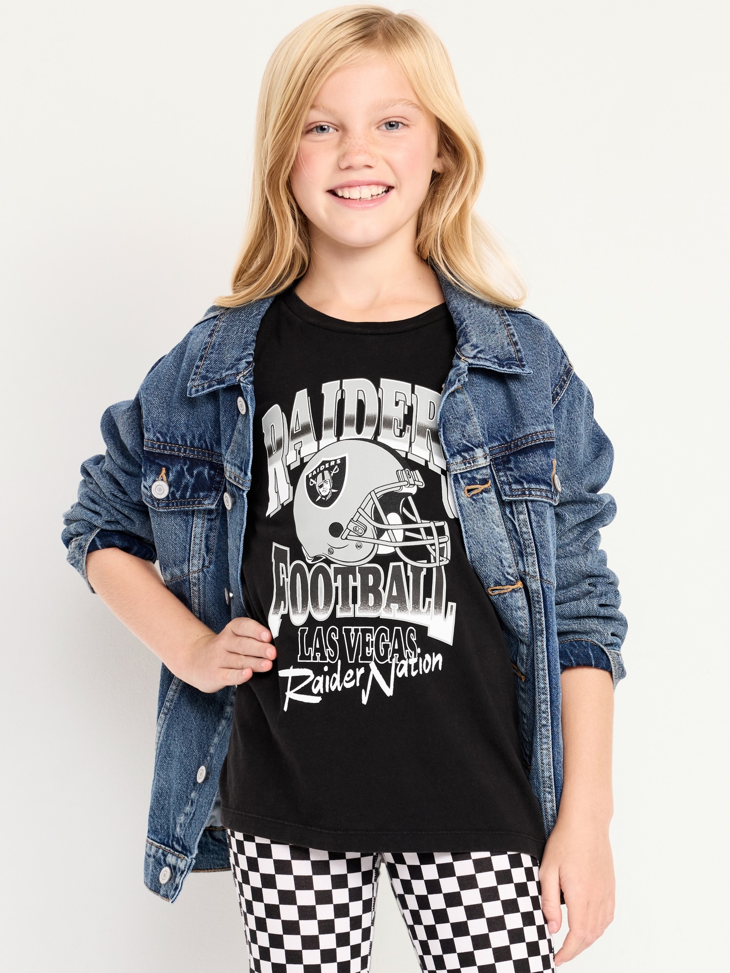 Las Vegas Raiders Gender-Neutral Graphic T-Shirt for Kids