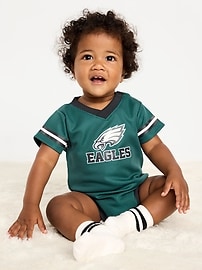 Image number 1 showing, Philadelphia Eagles Graphic Mesh Bodysuit for Baby