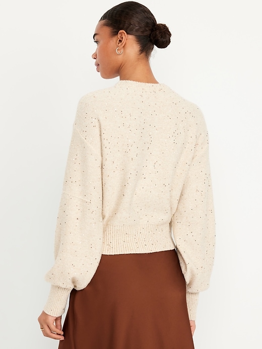 Image number 2 showing, SoSoft Crew-Neck Sequin Sweater