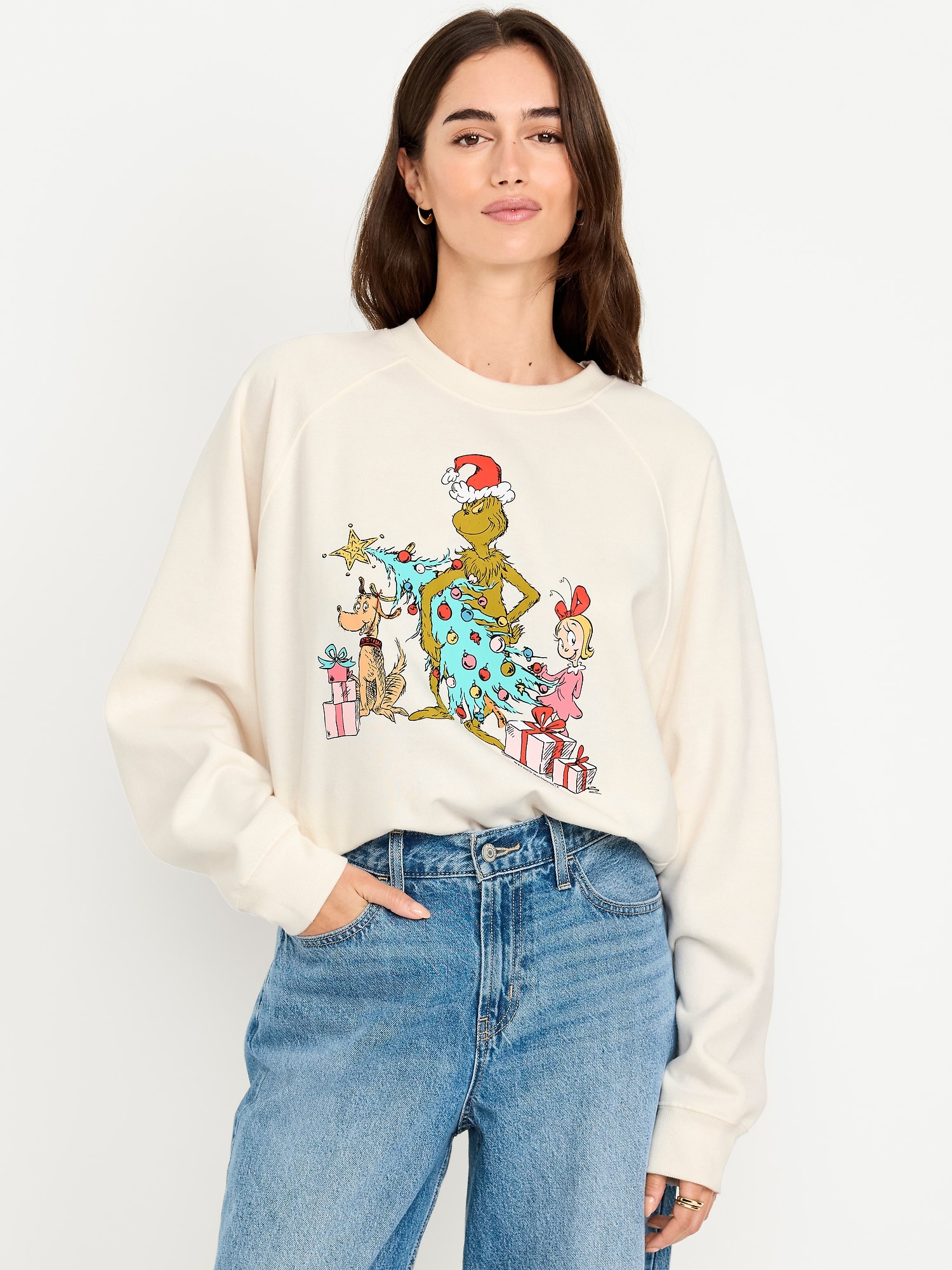 Dr. Seuss' The Grinch™ SoComfy Raglan Tunic Sweatshirt