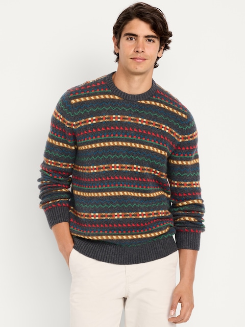 SoSoft Crew-Neck Sweater - Fair Isle Multi