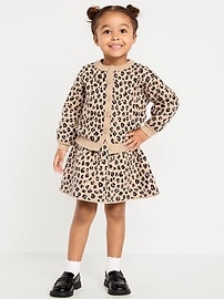 Image number 1 showing, SoSoft Cardigan Sweater and Skirt Set for Toddler Girls