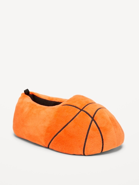 Cozy Basketball Gender-Neutral Slippers for Kids - Basketball