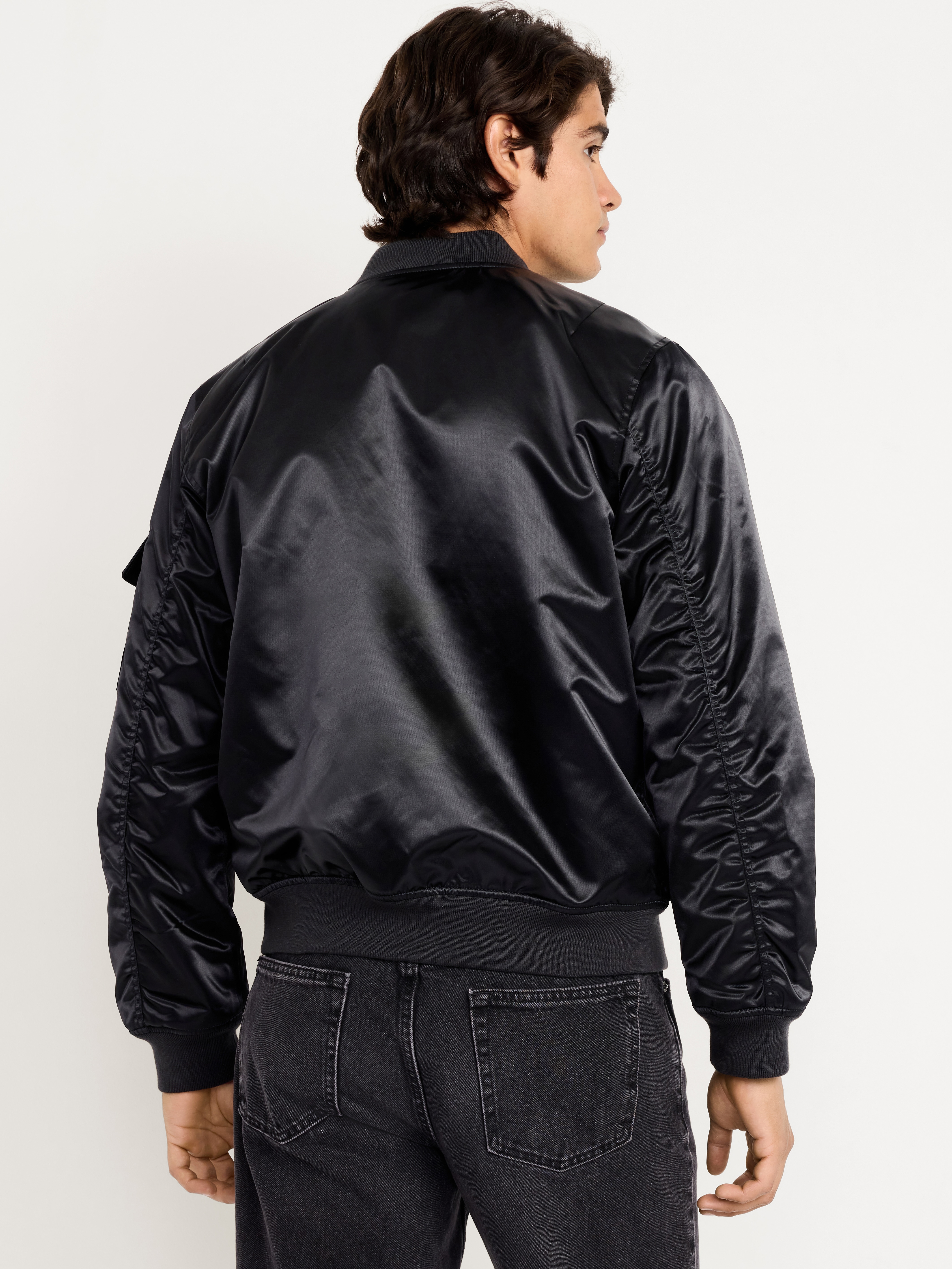 新品Theory Compact Crepe Zip Up Bomber Crepe Knit Pointelle Bomber Jacket | Theory
