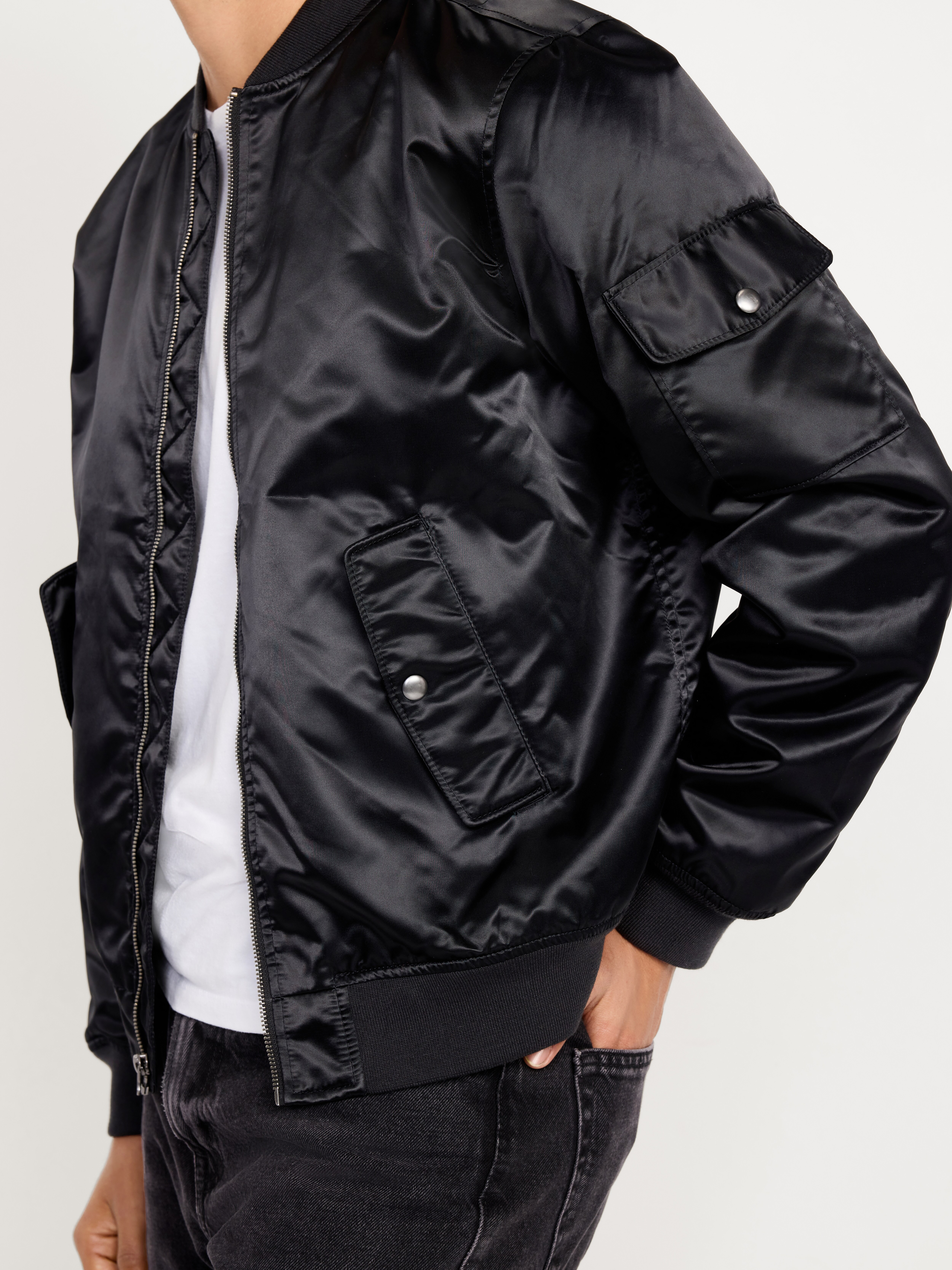 【NAMESAKE 】VICTORY ZIP BOMBER Oversize Hooded Bomber Jacket – VICTORIOUSUSA