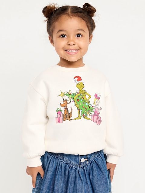 Dr. Seuss™ Grinch Unisex Crew-Neck Sweatshirt for Toddler