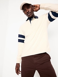Image number 3 showing, Plush Rugby Polo