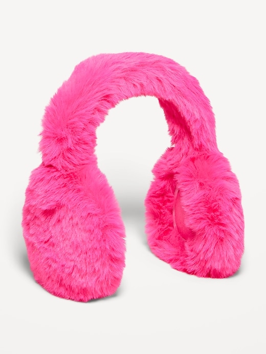 Image number 1 showing, Cozy Faux-Fur Earmuffs for Girls