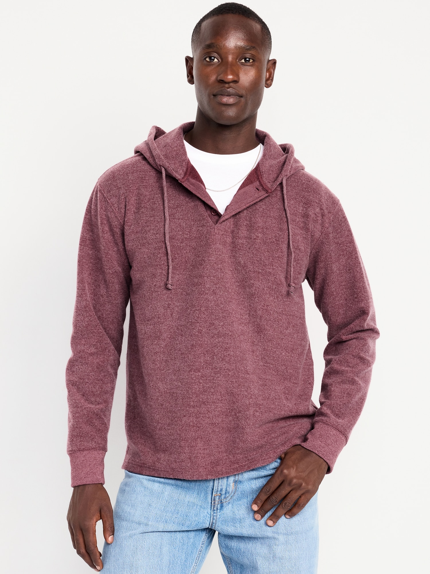 Plush Rugby Pullover Hoodie