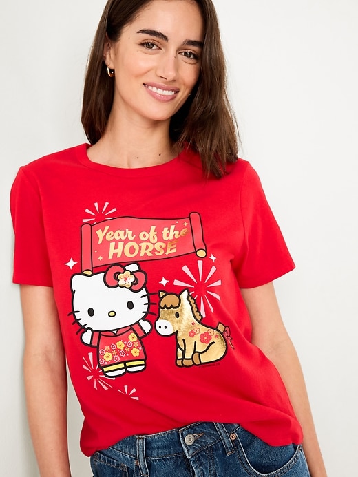 Image number 3 showing, Hello Kitty® Holiday T-Shirt