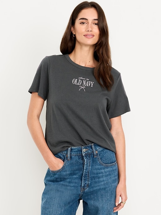 Image number 1 showing, Crew-Neck Logo-Graphic T-Shirt