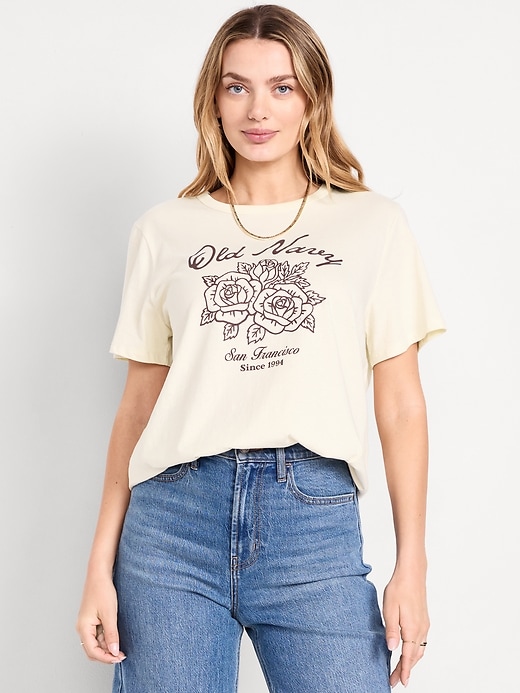 Image number 1 showing, Crew-Neck Logo-Graphic T-Shirt