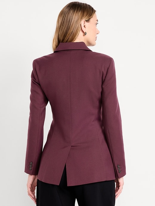 Image number 2 showing, Fitted Button-Front Blazer