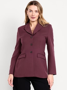 Fitted Button-Front Blazer - image 3