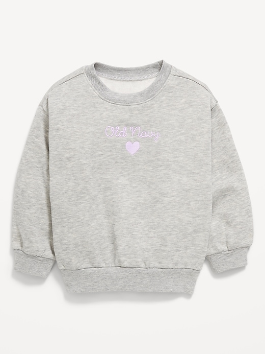 Image number 1 showing, Long-Sleeve Logo-Graphic Sweatshirt for Toddler Girls
