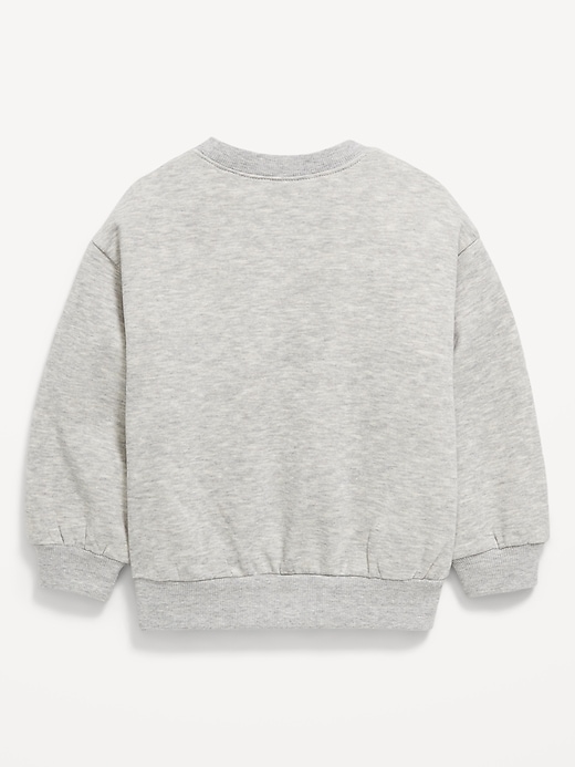 Image number 2 showing, Long-Sleeve Logo-Graphic Sweatshirt for Toddler Girls