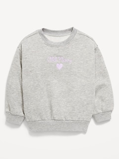Long-Sleeve Logo-Graphic Sweatshirt for Toddler Girls