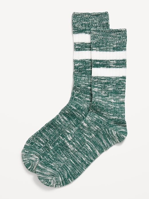 Image number 1 showing, Marled Crew Socks for Women