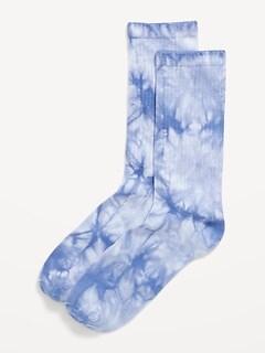 Tie-Dye Crew Socks for Women