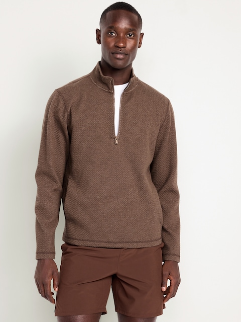 Recharge Fleece Quarter-Zip Pullover - Tannin Brown