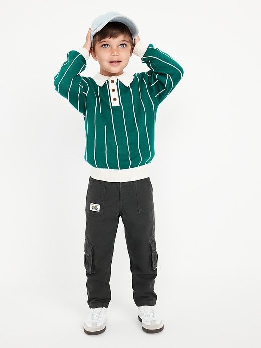 Image number 2 showing, Cargo Twill Utility Pants for Toddler Boys