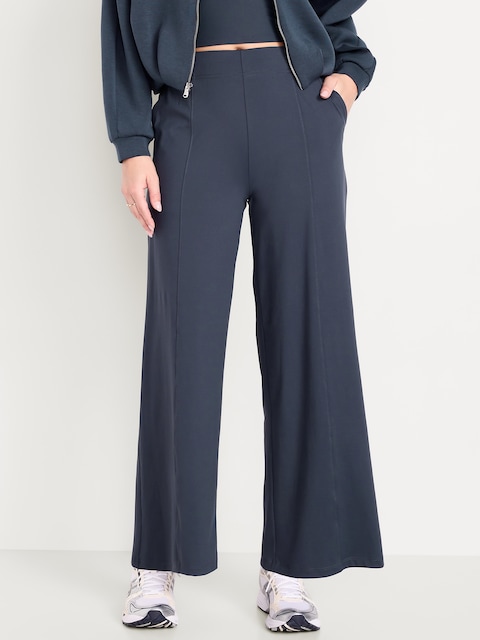 High-Waisted PowerSoft Trouser Pants - Dusk Navy
