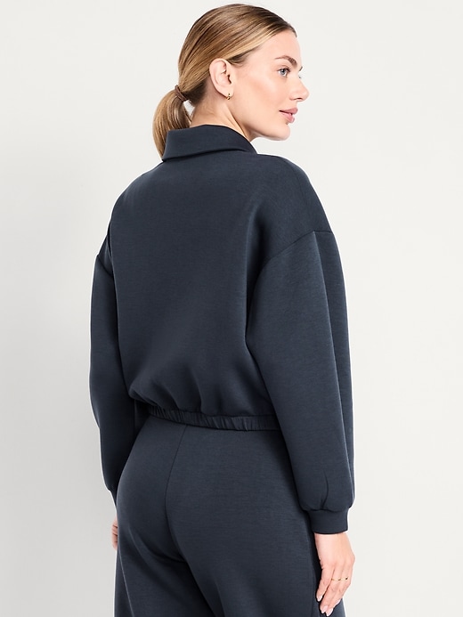 Image number 2 showing, Bounce Fleece Oversized Bomber Jacket