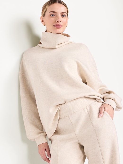 Image number 3 showing, Bounce Fleece Oversized Tunic