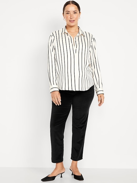 Image number 1 showing, Maternity Full-Panel OG Straight Pants