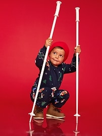 Image number 4 showing, Printed Microfleece Joggers for Toddler Boys