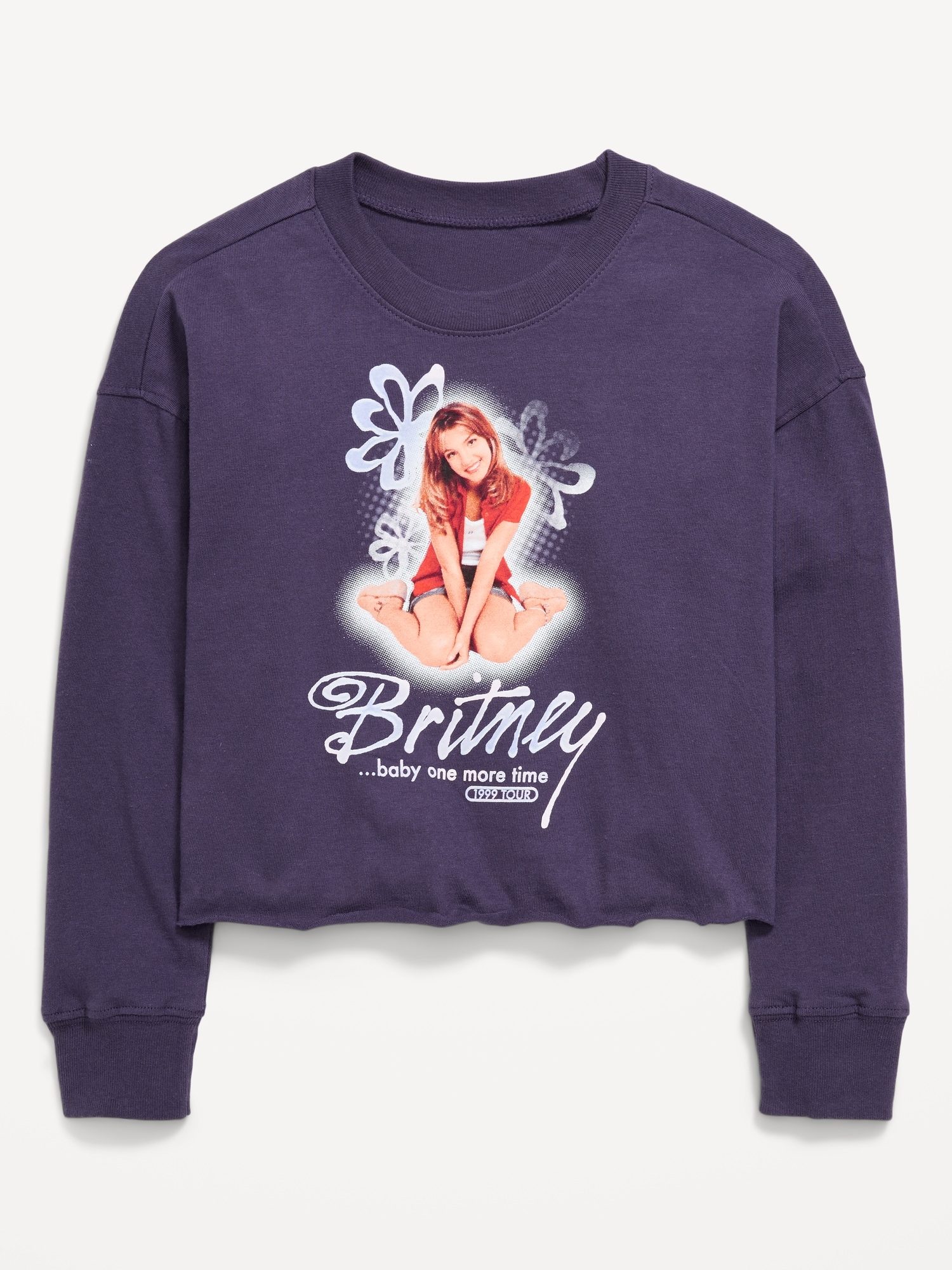Britney Spears™ Graphic Raw-Edge T-Shirt for Girls