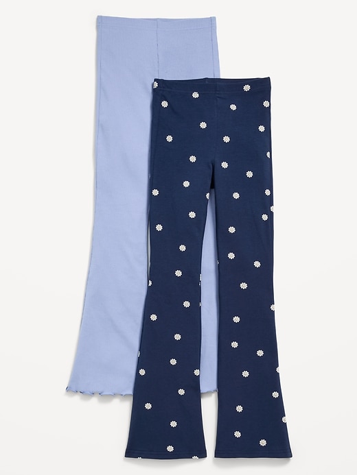 Image number 1 showing, High-Waisted Flare Leggings 2-Pack for Girls