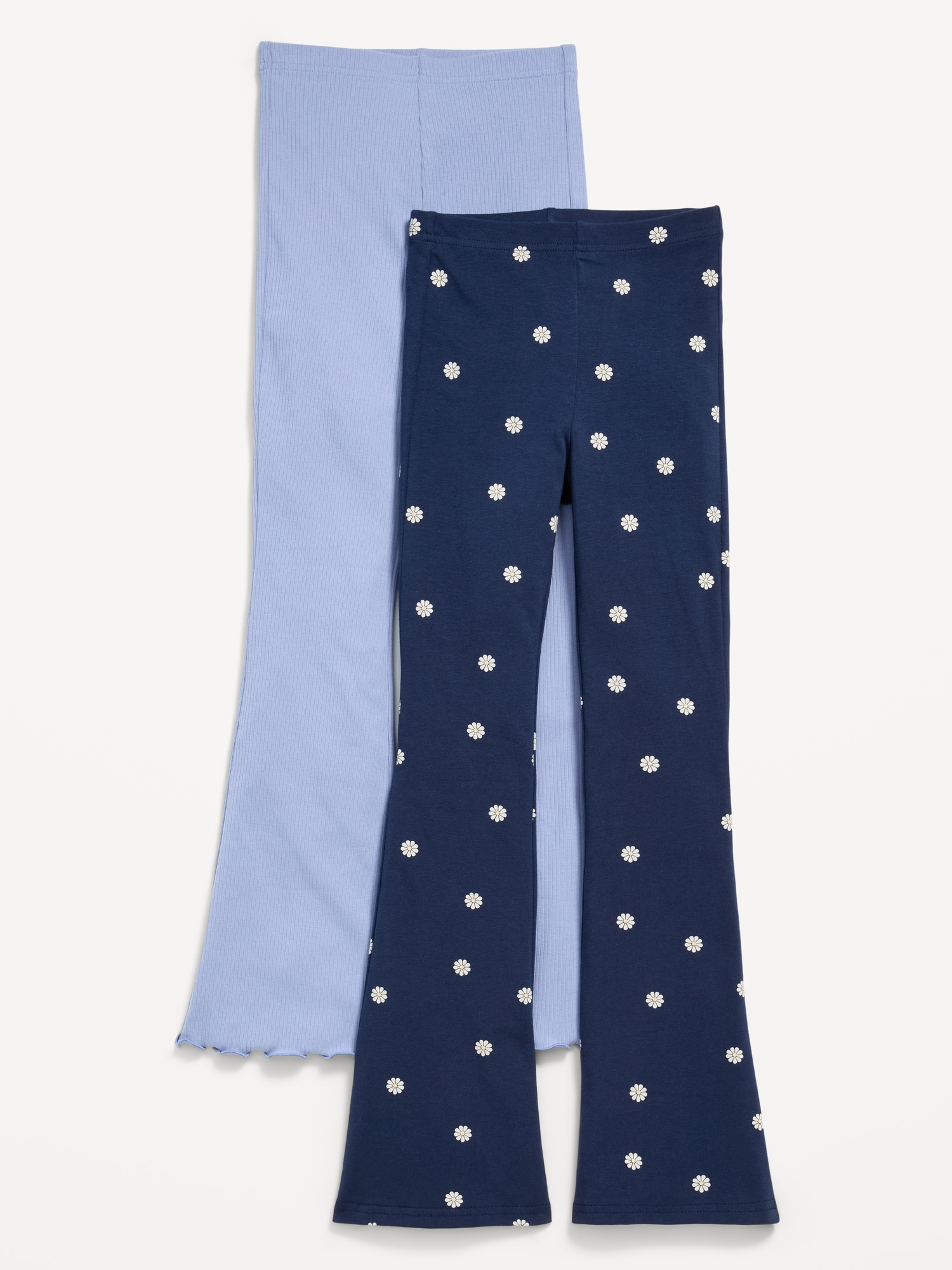 High-Waisted Flare Leggings 2-Pack for Girls