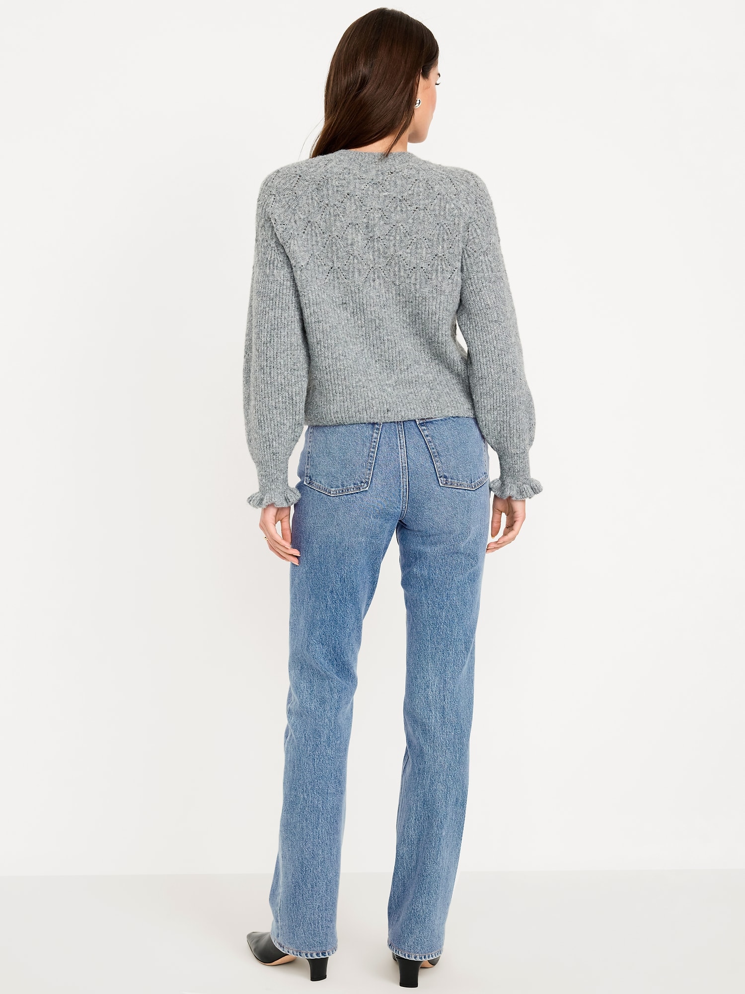 Image number 3 showing, Extra High-Waisted Boot-Cut Jeans