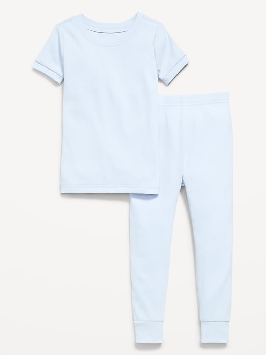 Image number 1 showing, Snug-Fit Ribbed Pajama Set for Toddler & Baby