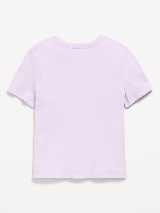 Image number 2 showing, Short-Sleeve Logo-Graphic T-Shirt for Toddler Girls