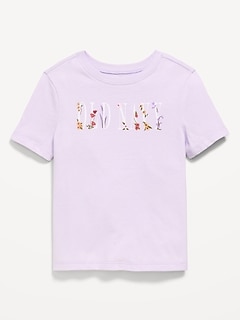 Short-Sleeve Logo-Graphic T-Shirt for Toddler Girls