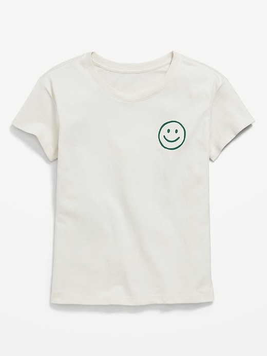 Image number 1 showing, Short-Sleeve Graphic T-Shirt for Girls