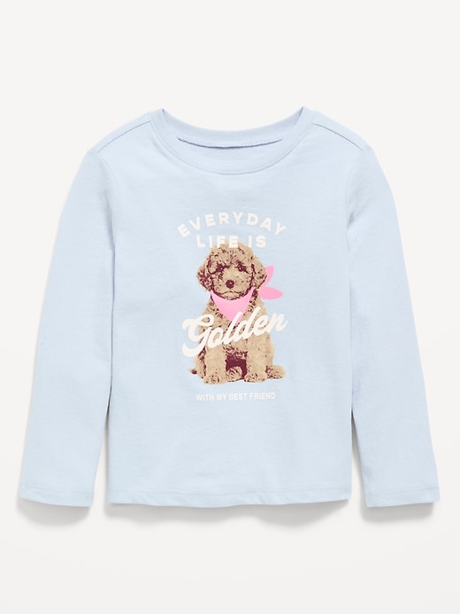 Printed Long-Sleeve T-Shirt for Toddler Girls