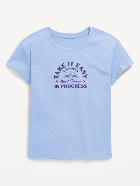 Short-Sleeve Graphic T-Shirt for Girls