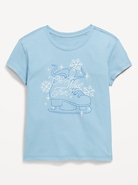 Image number 1 showing, Short-Sleeve Graphic T-Shirt for Girls