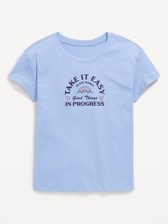 Short-Sleeve Graphic T-Shirt for Girls