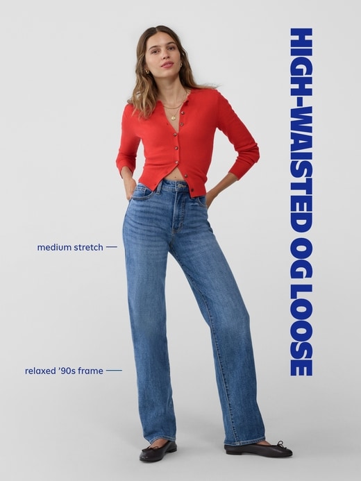 Image number 7 showing, High-Waisted OG Loose Jeans