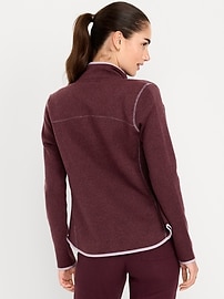 Image number 2 showing, Sweater-Knit Fleece Zip Jacket