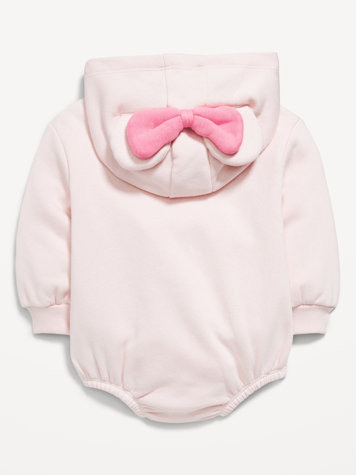 Disney© Hooded Minnie Mouse Fleece One-Piece Romper for Baby