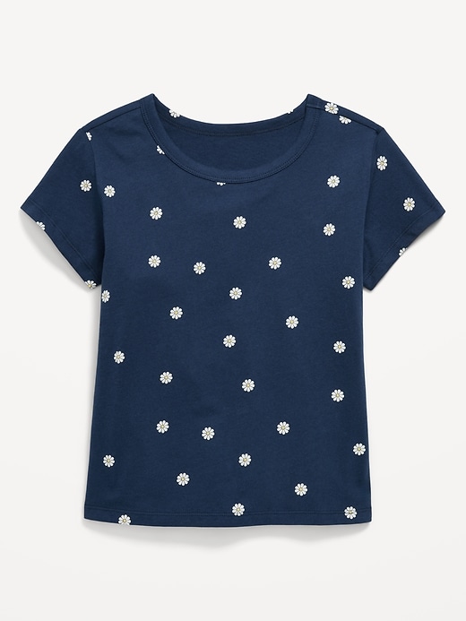 Image number 1 showing, Printed Softest Short-Sleeve T-Shirt for Girls
