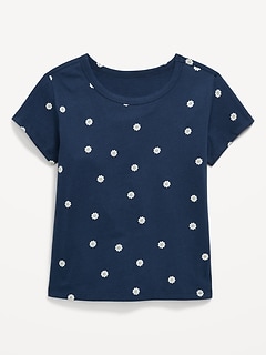Printed Softest Short-Sleeve T-Shirt for Girls
