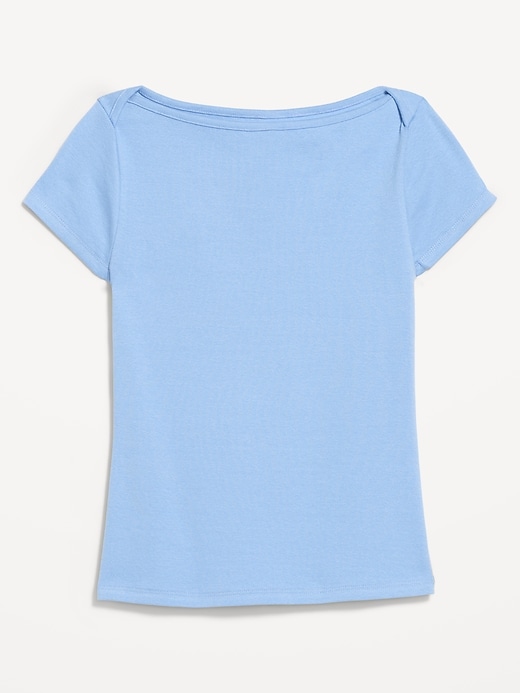 Image number 4 showing, Snug Boatneck T-Shirt