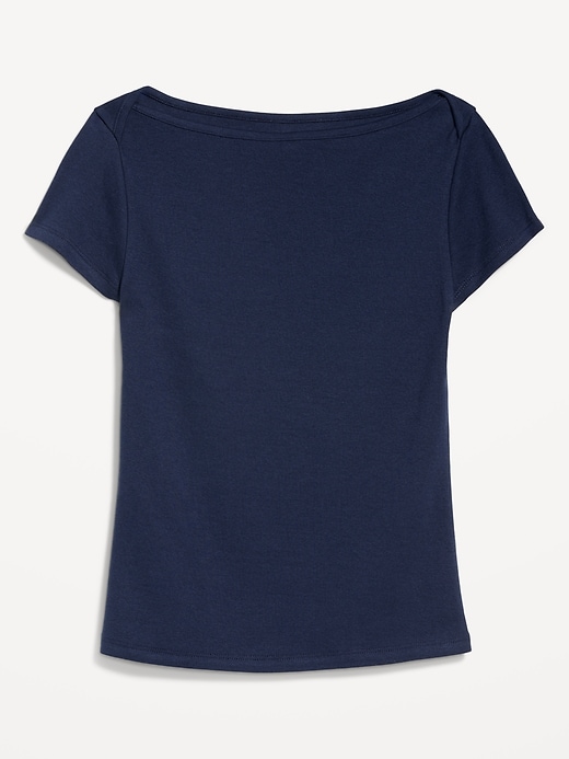 Image number 4 showing, Snug Boatneck T-Shirt