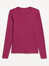 Image number 2 showing, Snug Long-Sleeve Crew-Neck T-Shirt